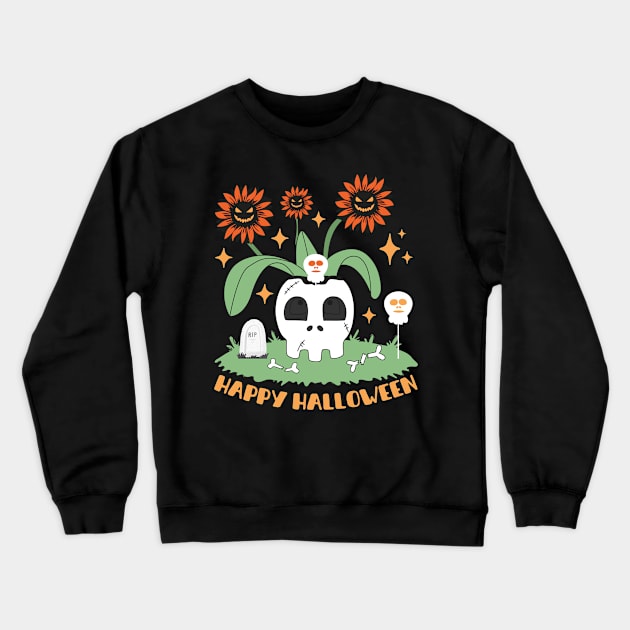 Happy Halloween Crewneck Sweatshirt by Hi Project